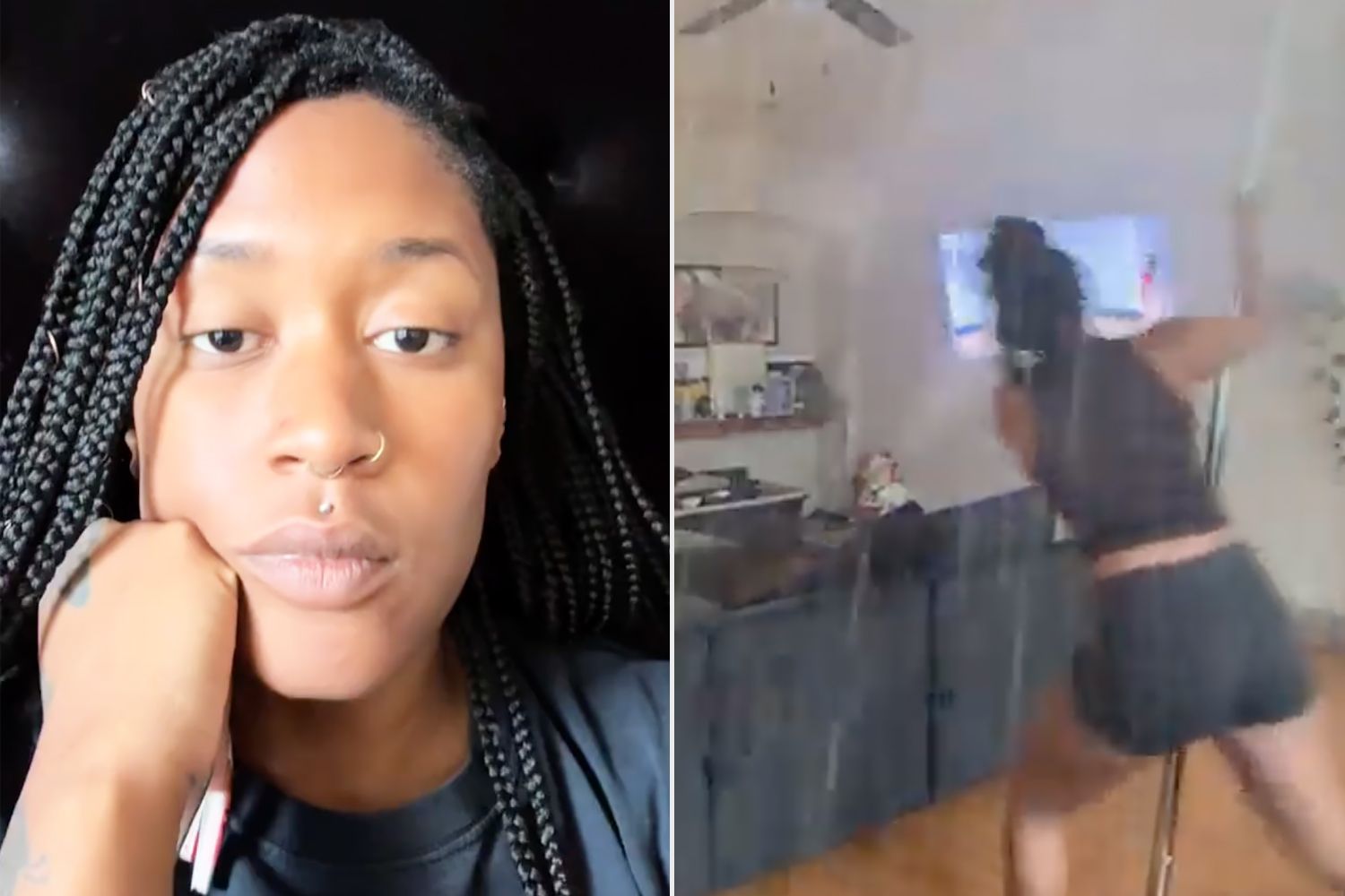 Asha Gilbert/TikTok; Asha Gilbert via Storyful