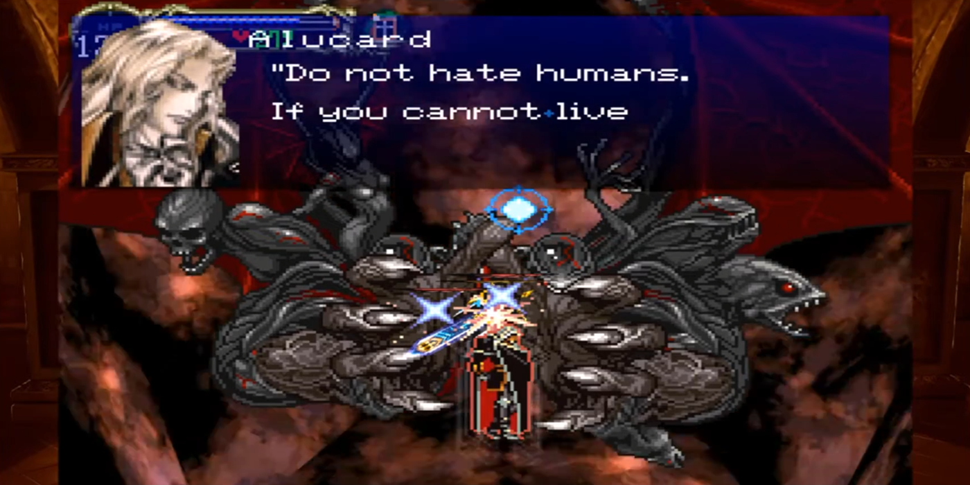 Castlevania Symphony of the Night's Dracula Boss Fight