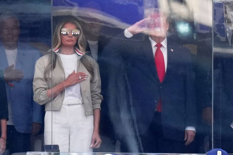 Rumors spread after Melania Trump's World Cup appearance