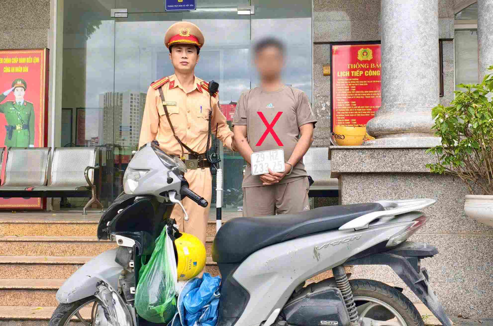 Từ va chạm giao thông bất ngờ lộ ra vụ trộm xe máy ở Hà Nội