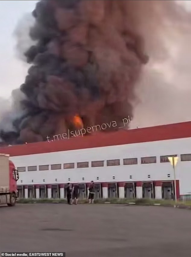 Ukraine hit a logistics hub in Moscow region with its biggest drone attack on the region