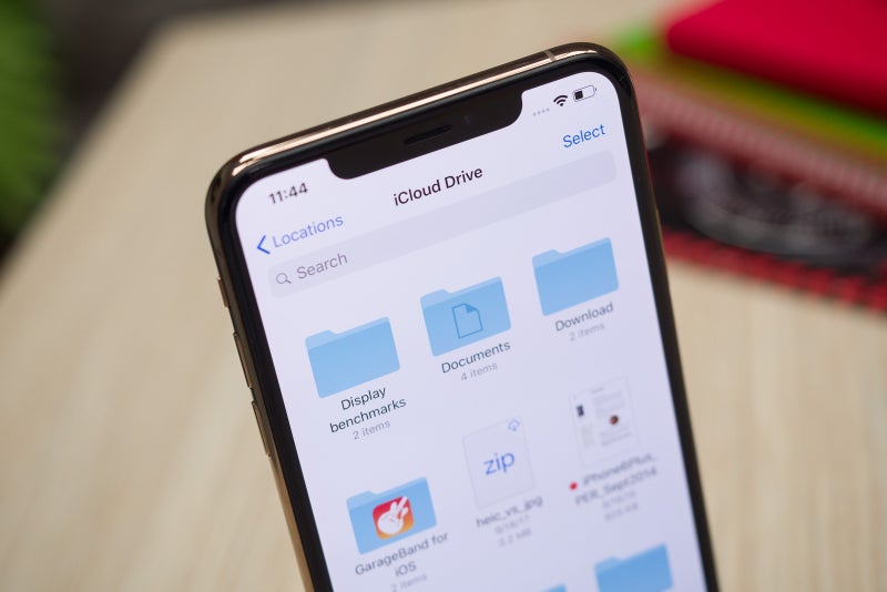 iCloud Drive on an iPhone. | Image by PhoneArena