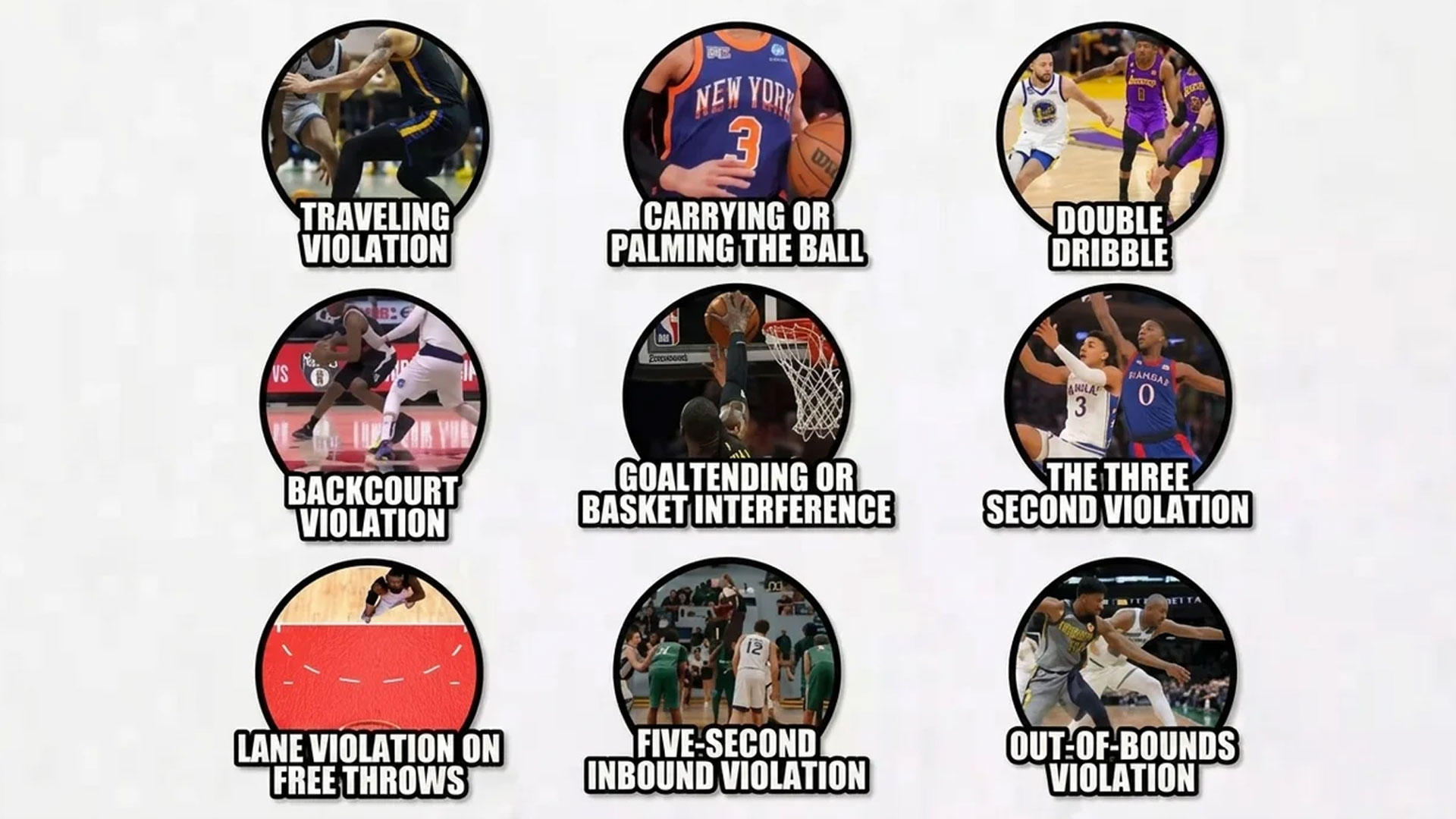 9 minutes of NBA rule breaking: Every violation explained