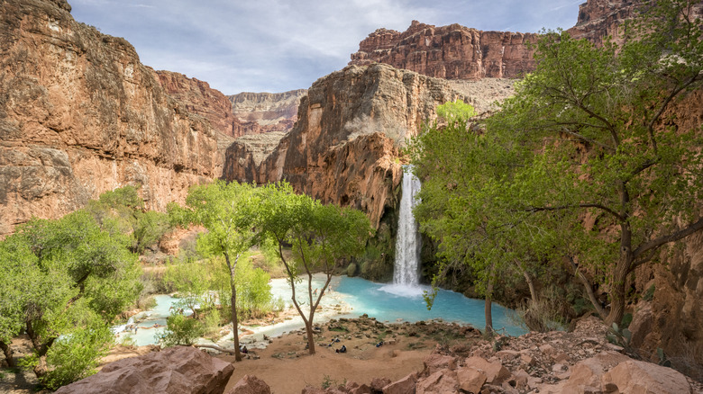 Hidden In Arizona's Grand Canyon Is A Village With Teal Waters, Remote Charm, And Ethereal Waterfalls