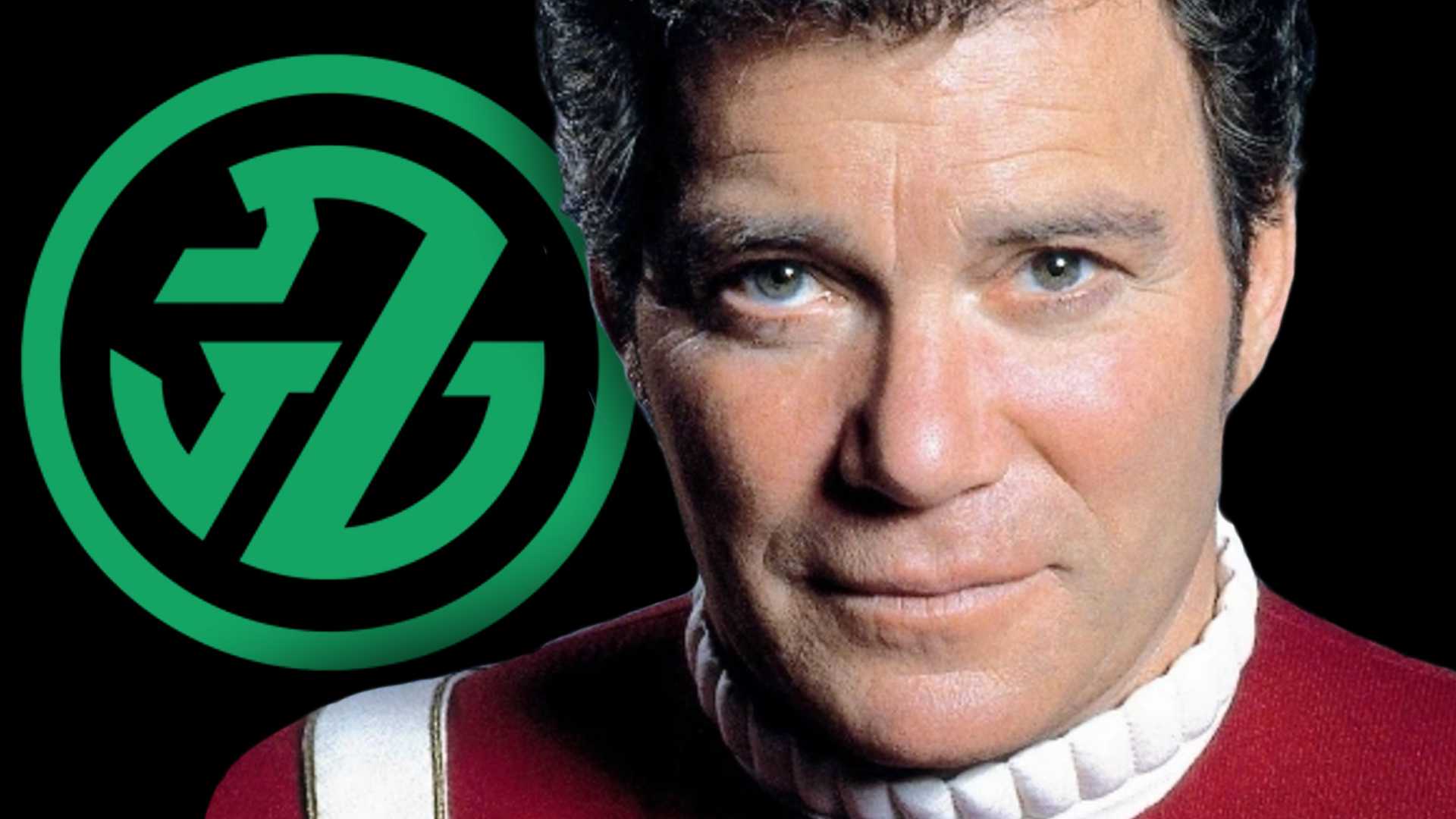 captain kirk and the star trek symbol for the emerald chain