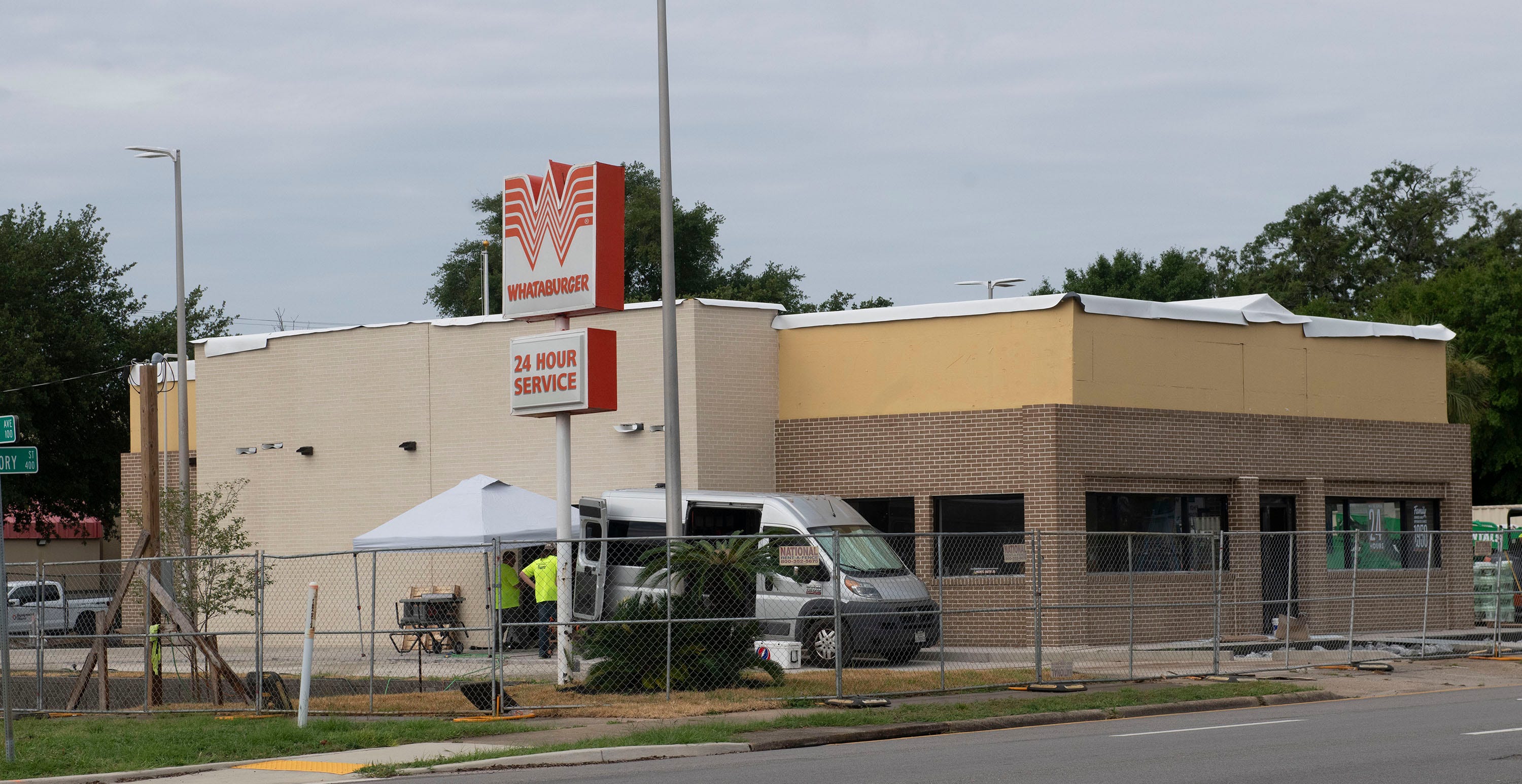 Pensacola's downtown Whataburger making progress on massive rebuild