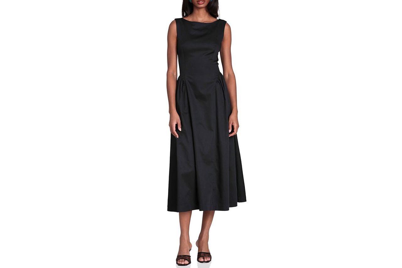Avec Les Filles Fit & Flare Midi Dress