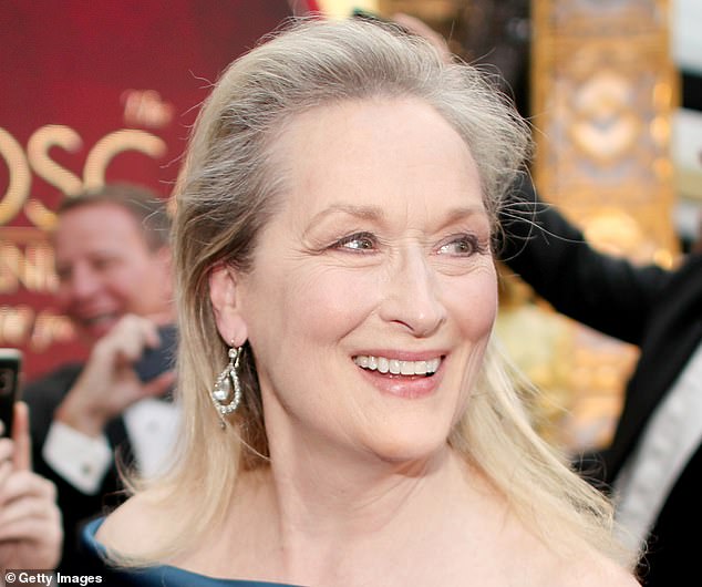 Without mascara: The 77-year-old actress now opts for pared-back looks on the red carpet