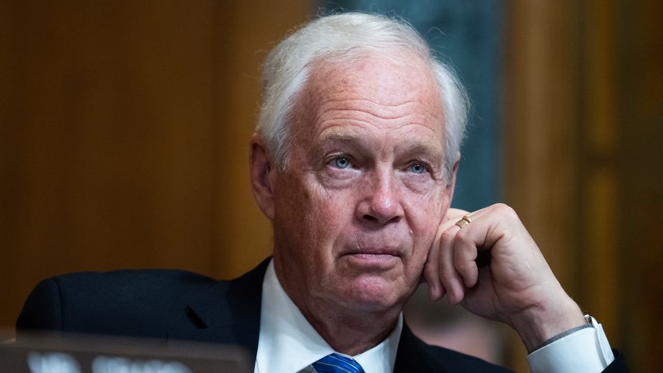 Sen. Ron Johnson attends a Senate Budget Committee meeting on May 20. - Tom Williams/CQ-Roll Call, Inc./Getty Images