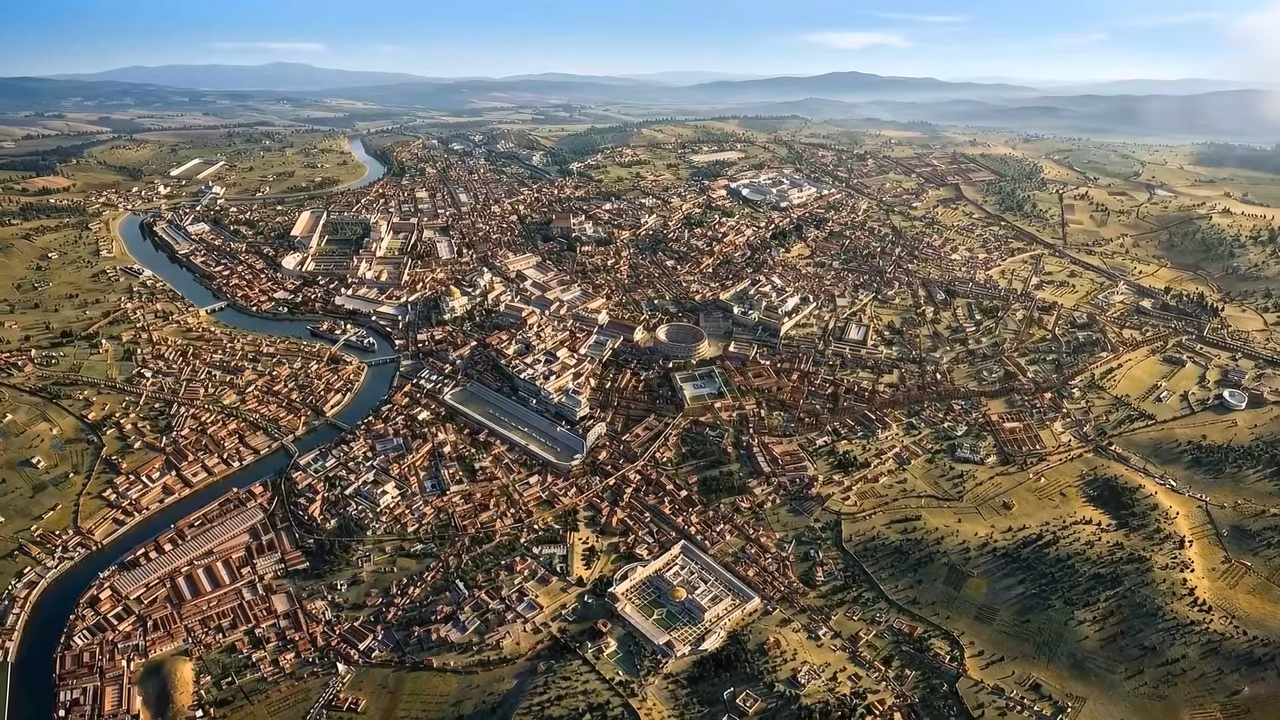 A journey through Rome just 24 years after its fall