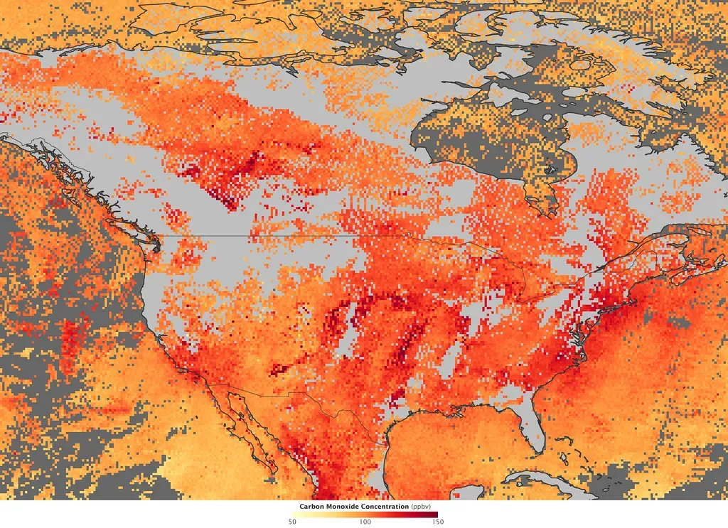 Wildfire smoke is rewriting the national map (NASA Goddard Photo and Video, Flickr, CC BY 2.0)