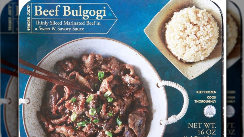 A package of Trader Joe's Beef Bulgogi.