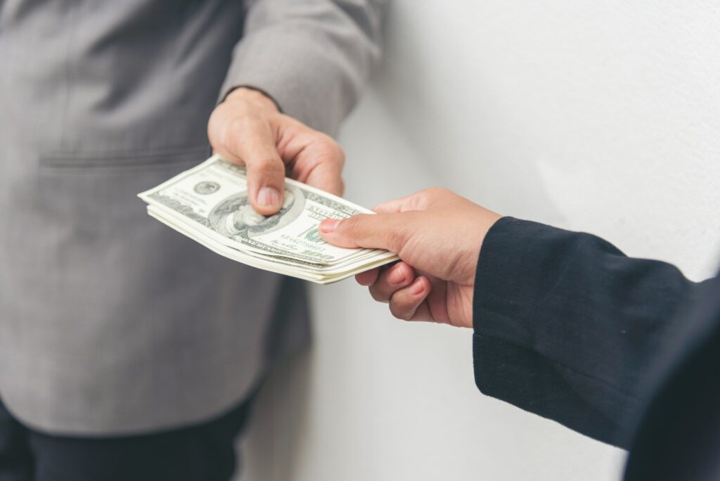 lending money