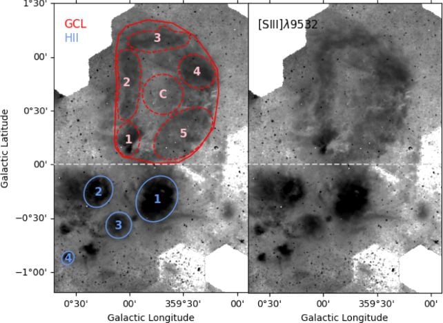 A map of the ionized sulfur emission. Credit: Kreckel et al., A&A, 2026