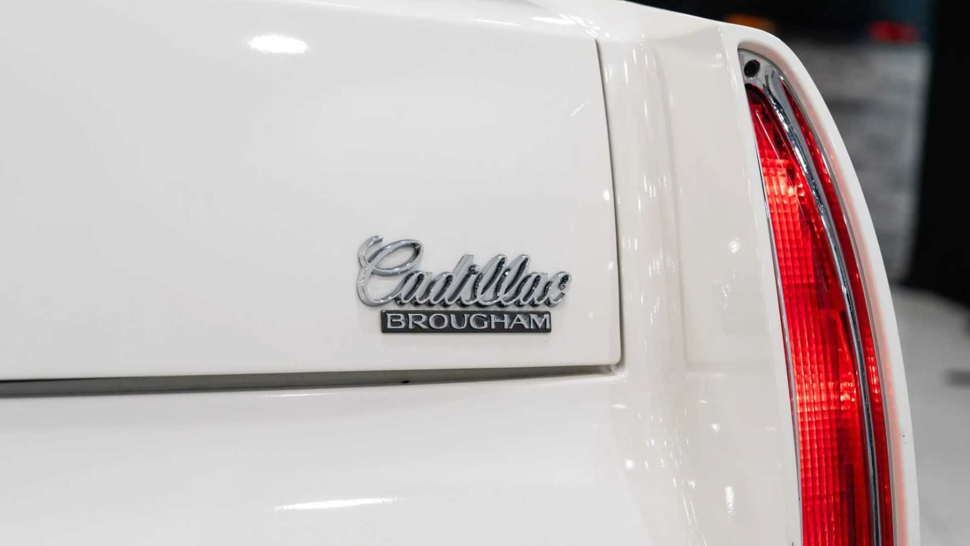 Cadillac Fleetwood Brougham trunk badge