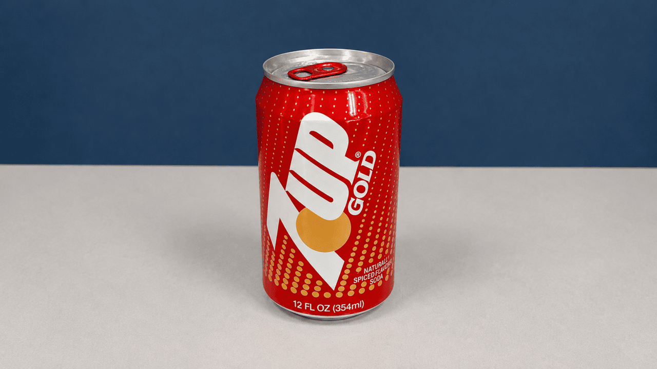 Can of 7UP Gold launched in 1988.