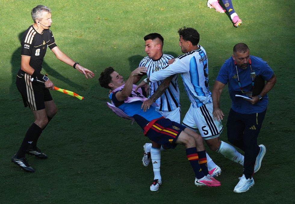 Argentina's behaviour throughout the tournament has come under scrutiny | Source: REUTERS