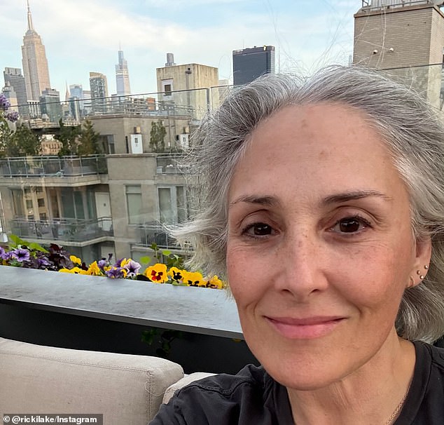 Ricki Lake, 57, shares before-and-after facelift photos