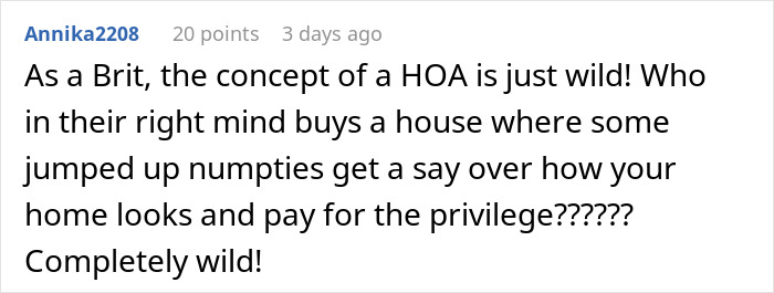 HOA Tries To Boss Around Man Who Doesn’t Belong To It, Regrets It When He Ruins Their View