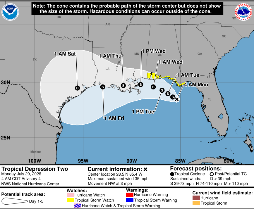 Tropical storm, heat dome, toxic air. Much of US faces extreme weather