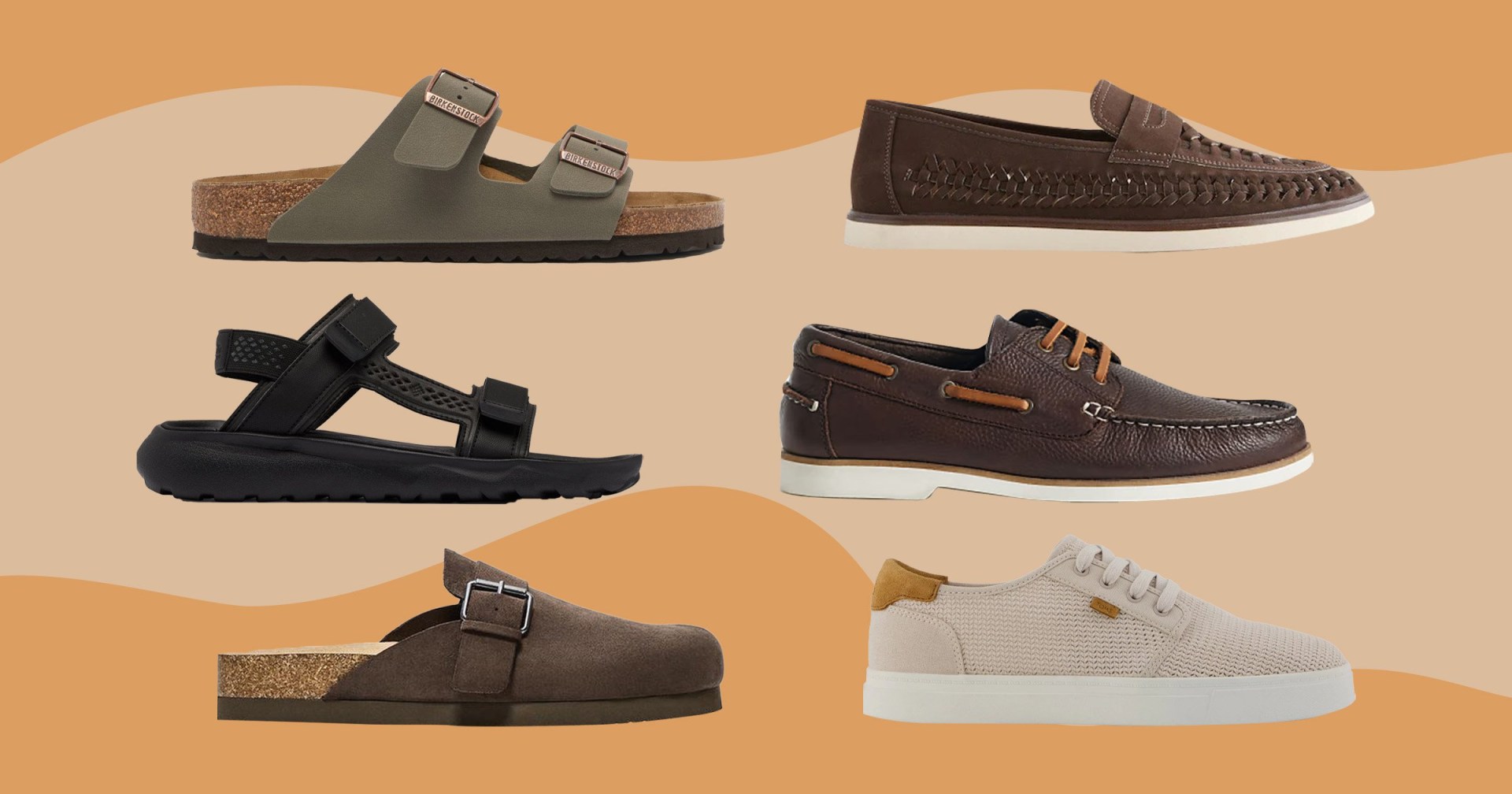Different shoes for men to wear during the heatwave