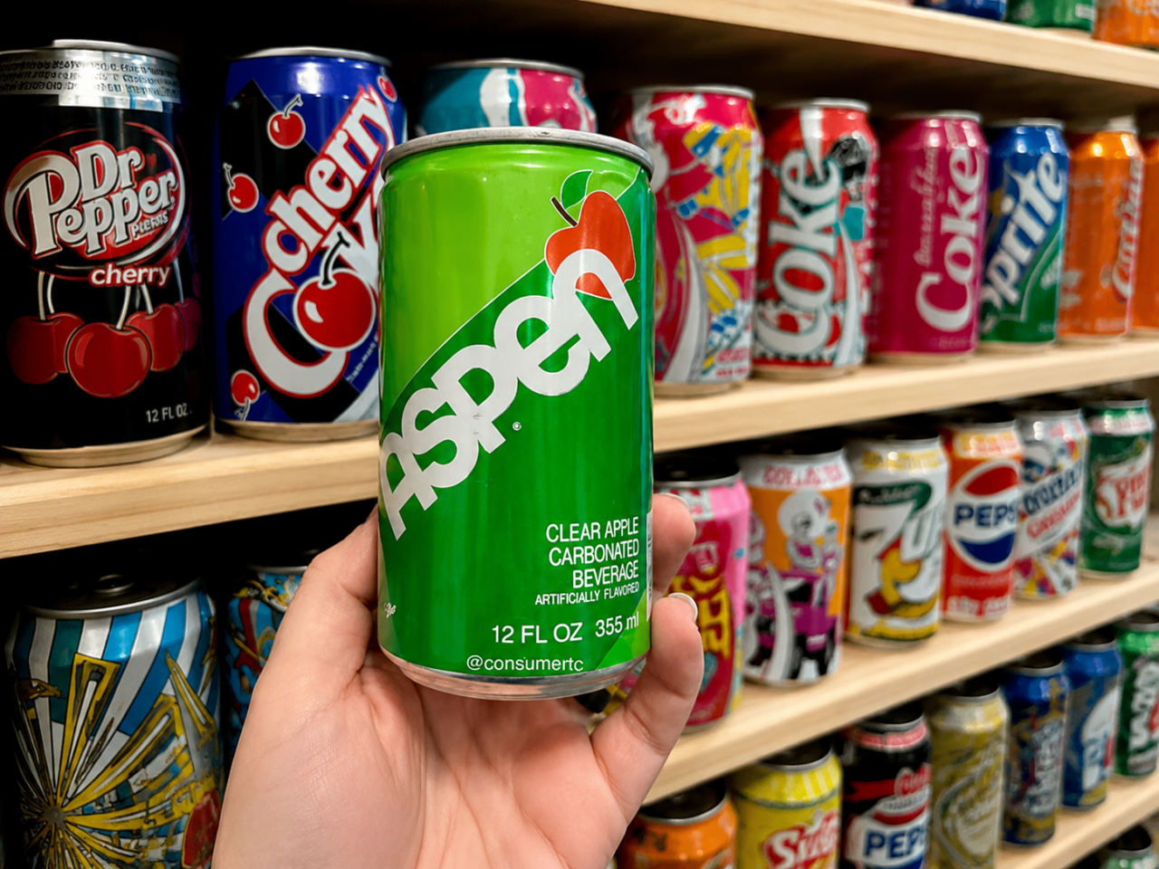 Can of Aspen soda