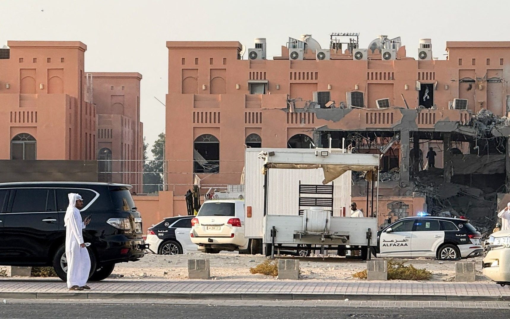 Israel struck a building in Doha, Qatar in September 2025