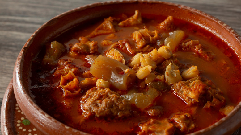 A bowl of son of a gun stew