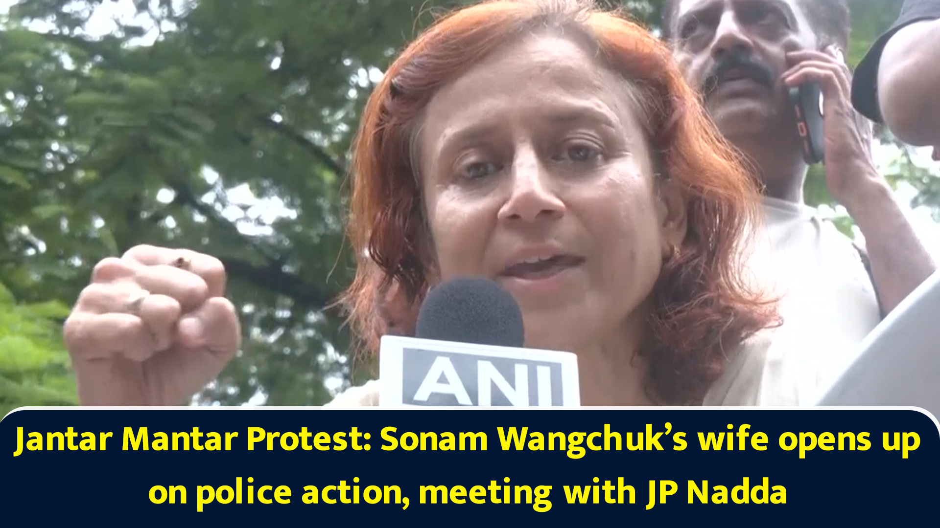 Jantar Mantar protest: Sonam Wangchuk’s wife opens up on police action ...