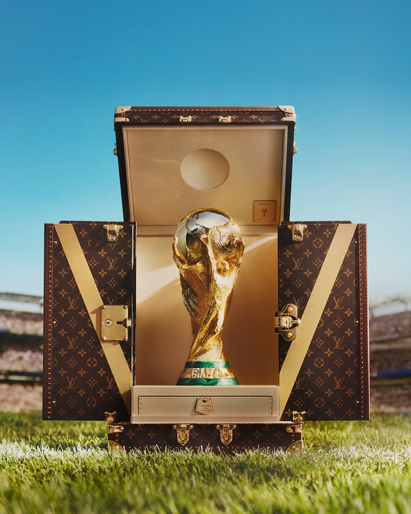 Spain isn’t the only one taking home gold this week — Louis Vuitton just dropped the ultimate trophy trunk