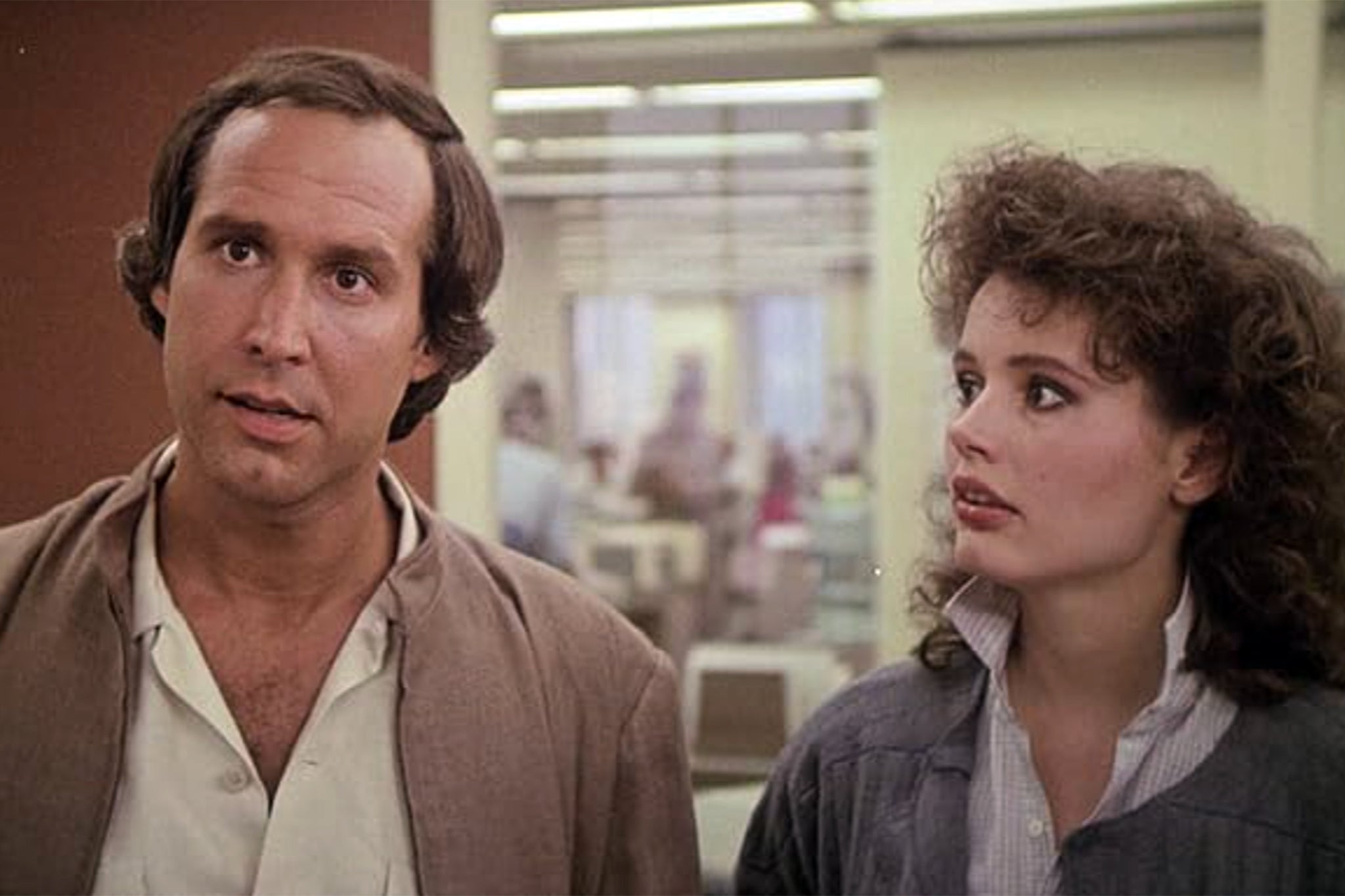 Geena Davis starred opposite Chevy Chase in the cult classic 1985 comedy (Universal Pictures)