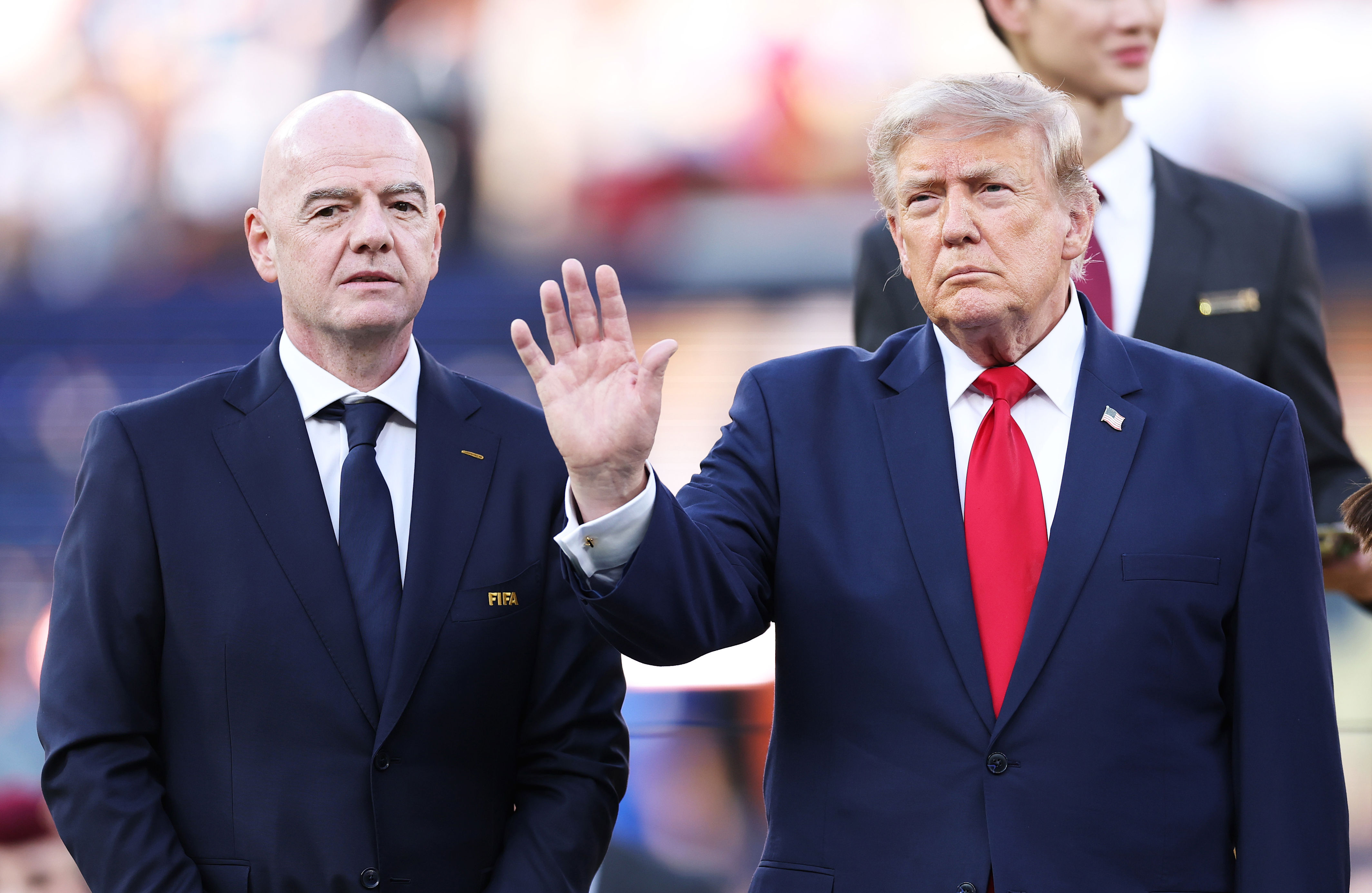 FIFA President Gianni Infantino and US President Donald Trump (Getty)