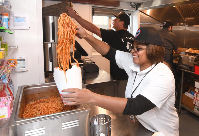 Eminem's mom's spaghetti heading to Ford Field for Sunday's Lions game