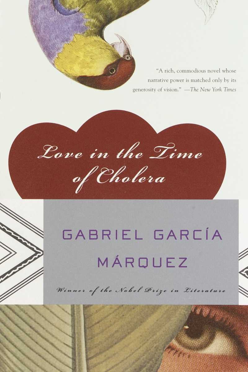 The cover of the book Love In The Time of Cholera by Gabriel García Márquez