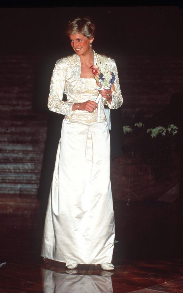 Princess Diana wearing Victor Edelstein in New York City.