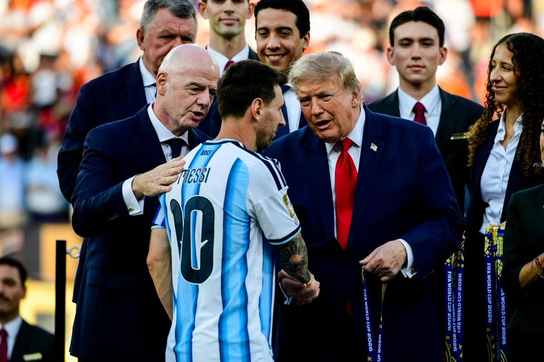 Lionel Messi struck by Donald Trump curse after record-equaling World ...