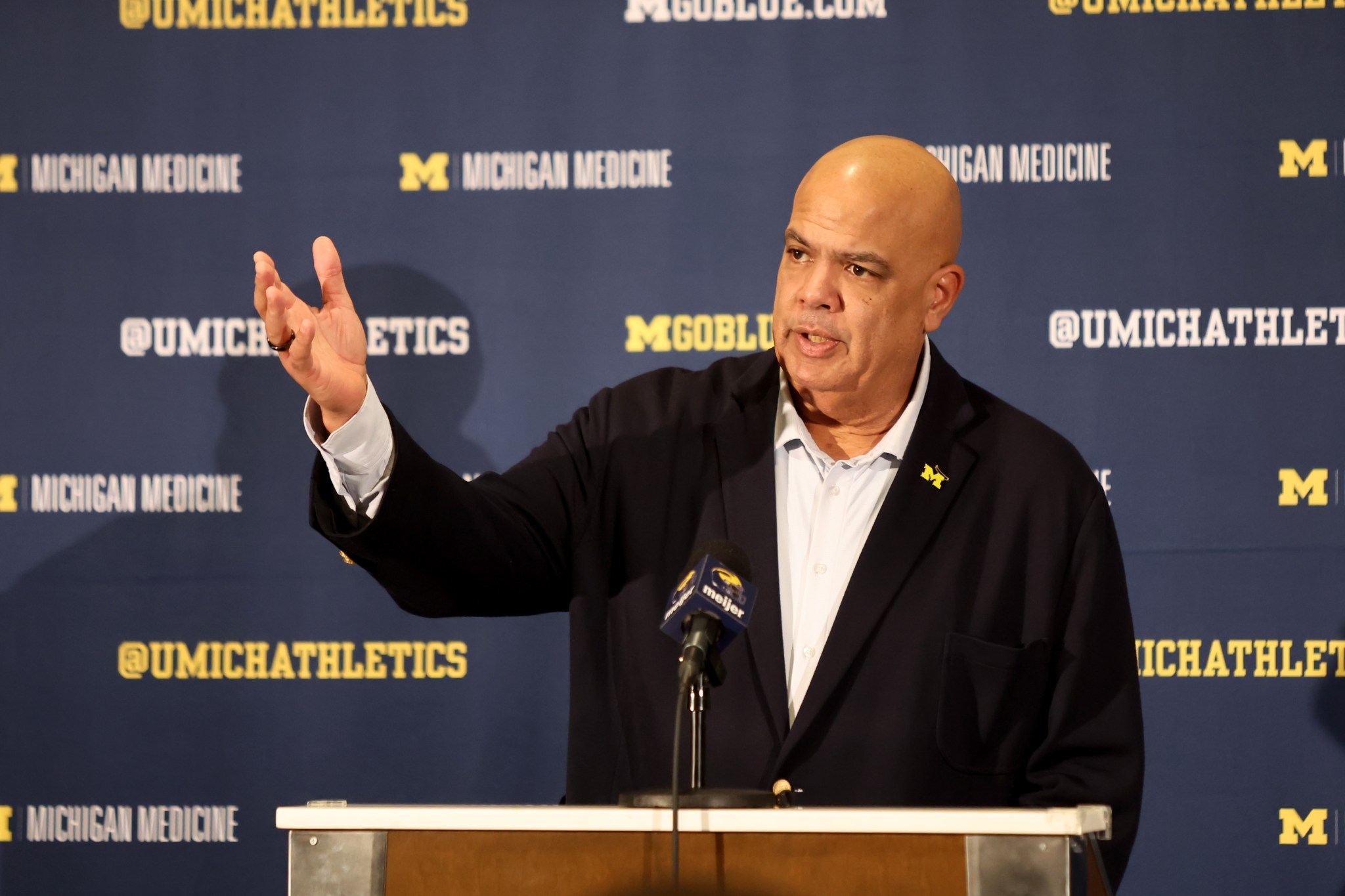 Michigan Football Hosts Press Conference Introducing New Head Coach Kyle Whittingham