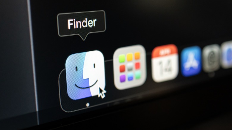 The Finder icon in macOS