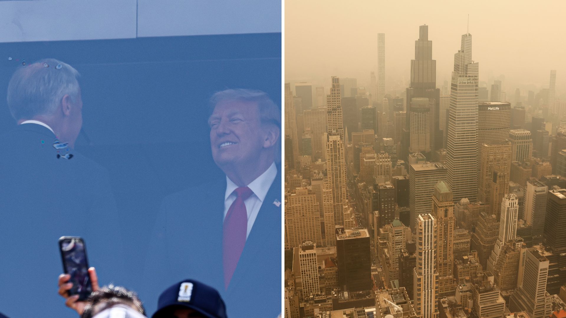 Trump blames Canada for toxic wildfire smoke, threatens Carney during World Cup