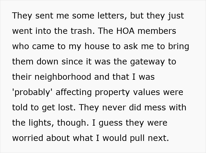 HOA Tries To Boss Around Man Who Doesn’t Belong To It, Regrets It When He Ruins Their View