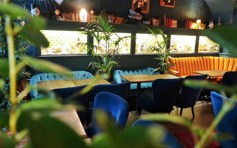 The vintage-styled Monkey Club is one of Lyon's hip cocktail bars; Lyon travel guide
