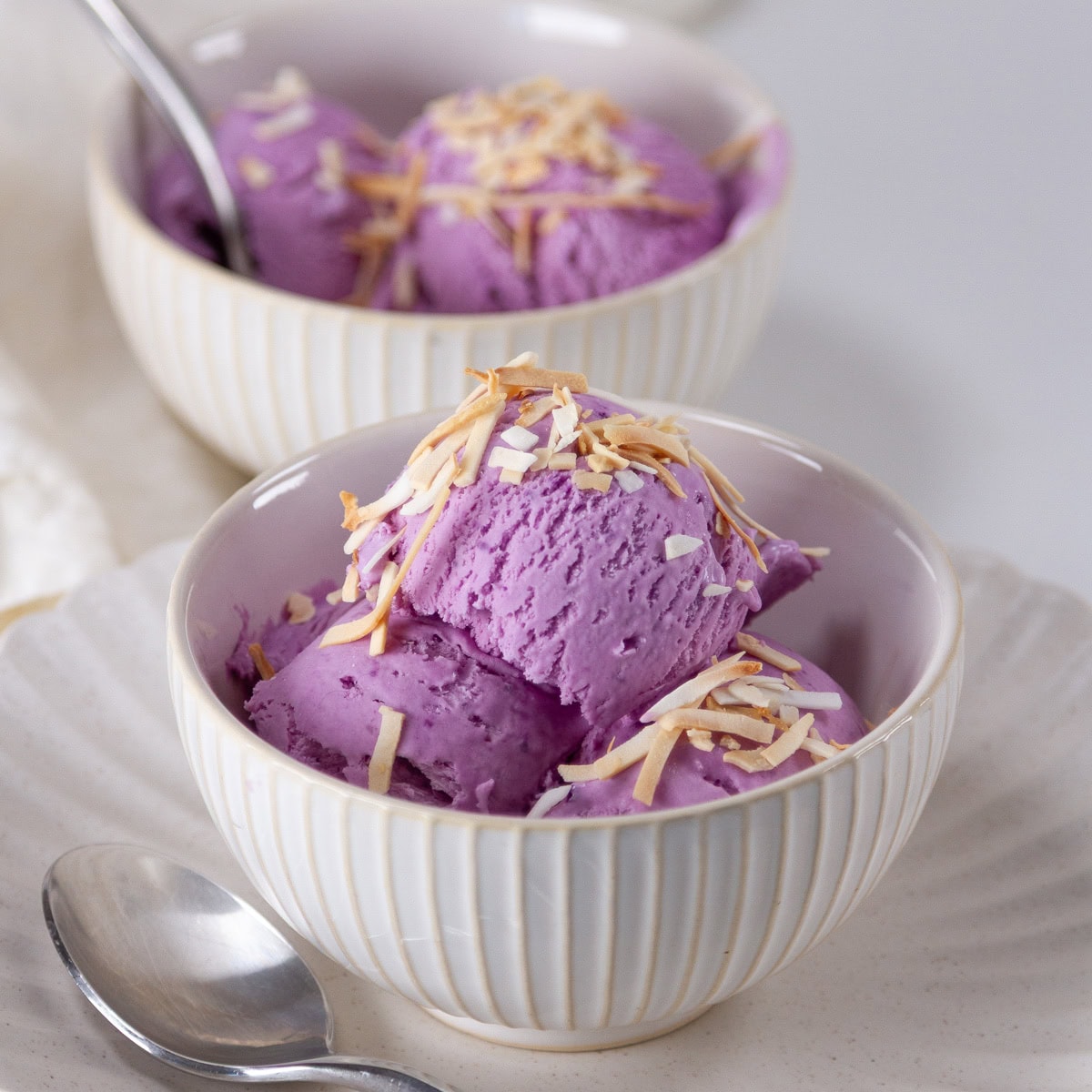 Ube ice cream (no churn) recipe