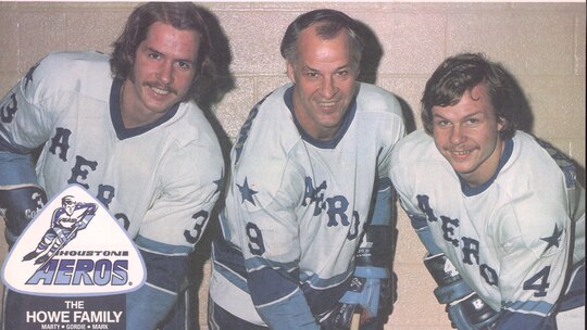 Marty, Gordie and Mark Howe