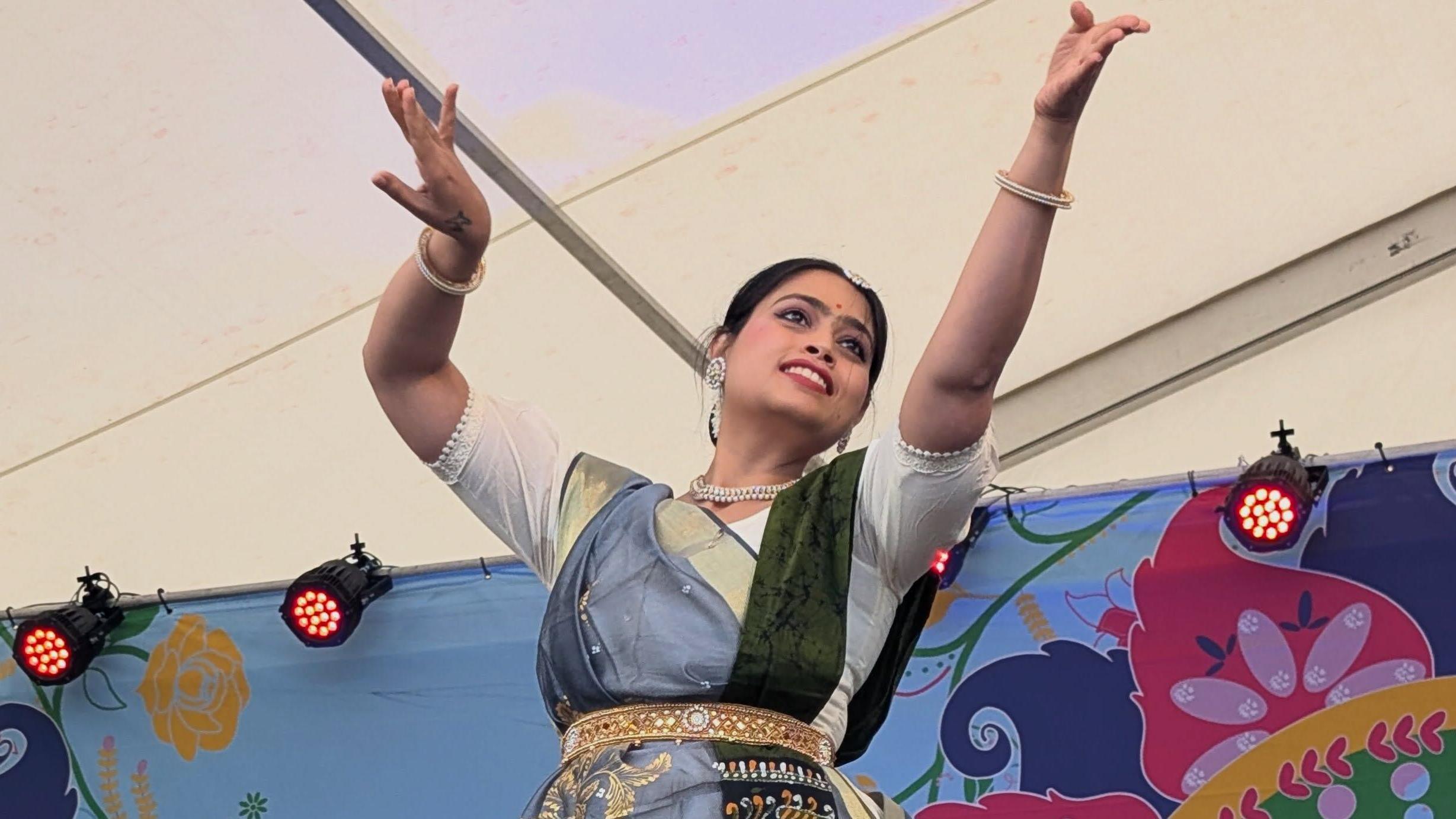 Dancers took to the stage as part of Southampton Mela Festival's entertainment line-up