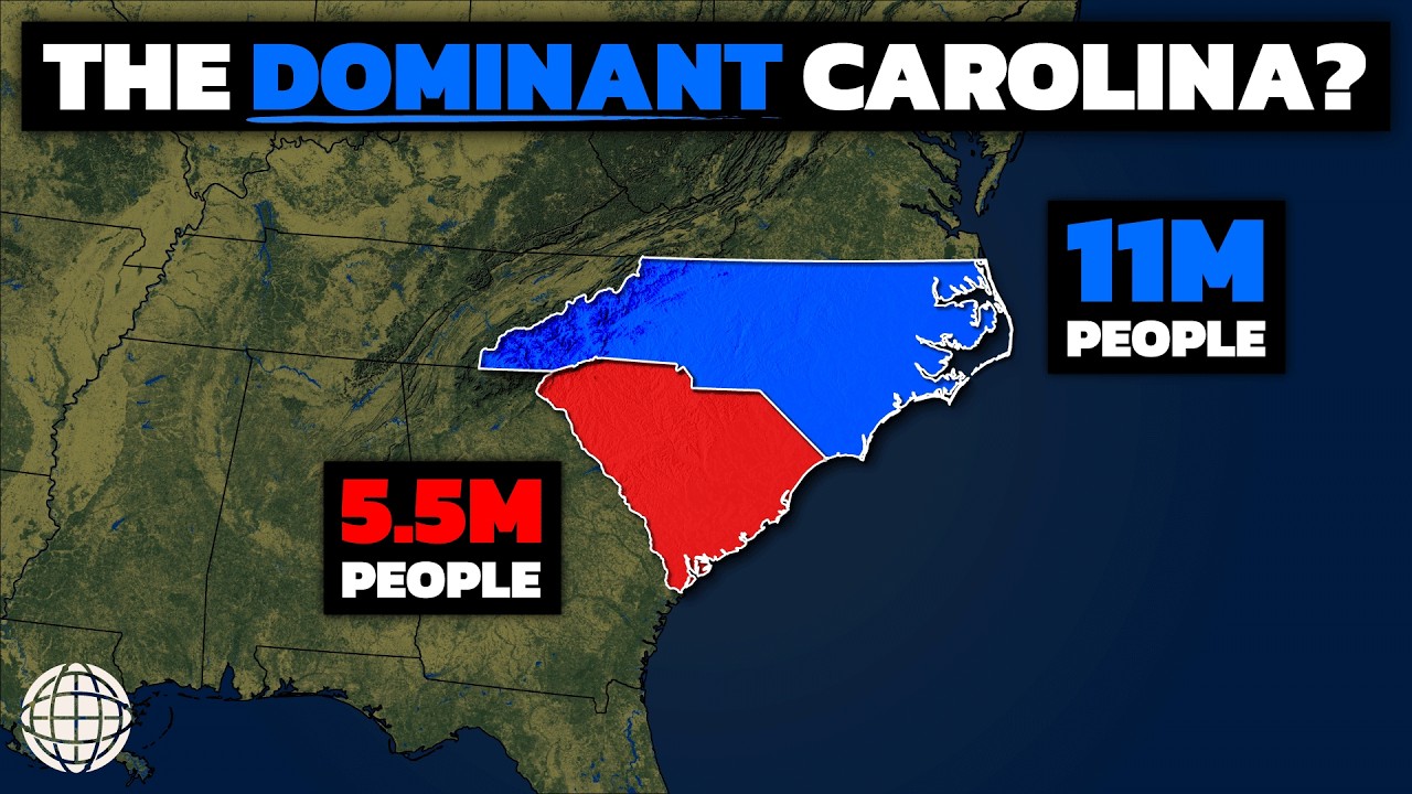 Why does almost nobody live in half of North and South Carolina – the ...