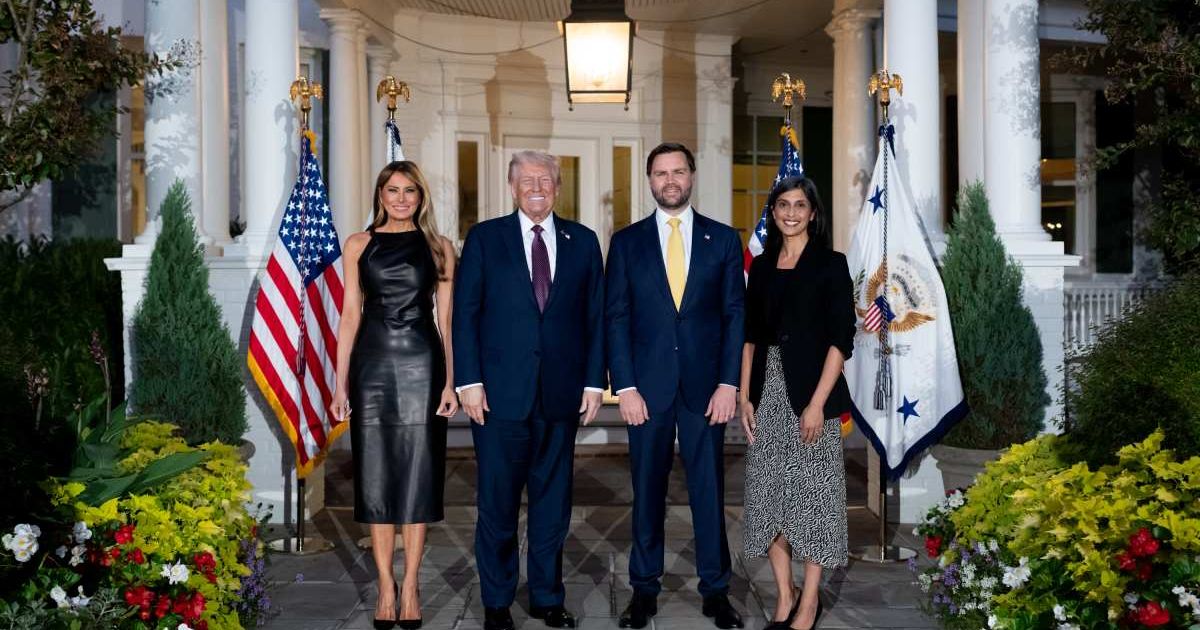 Trump shares first photo of Vance's newborn son Alec Neel