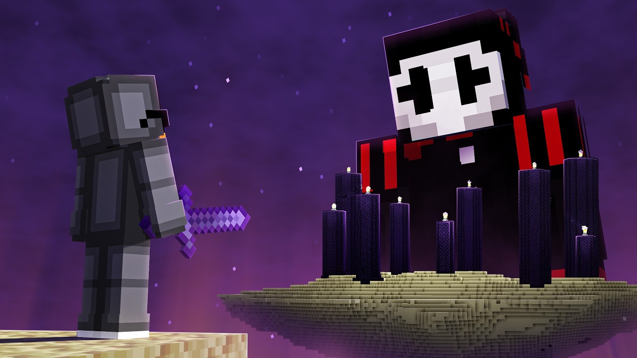 Expose ClownPierce in the Minecraft End for ultimate lifesteal victory