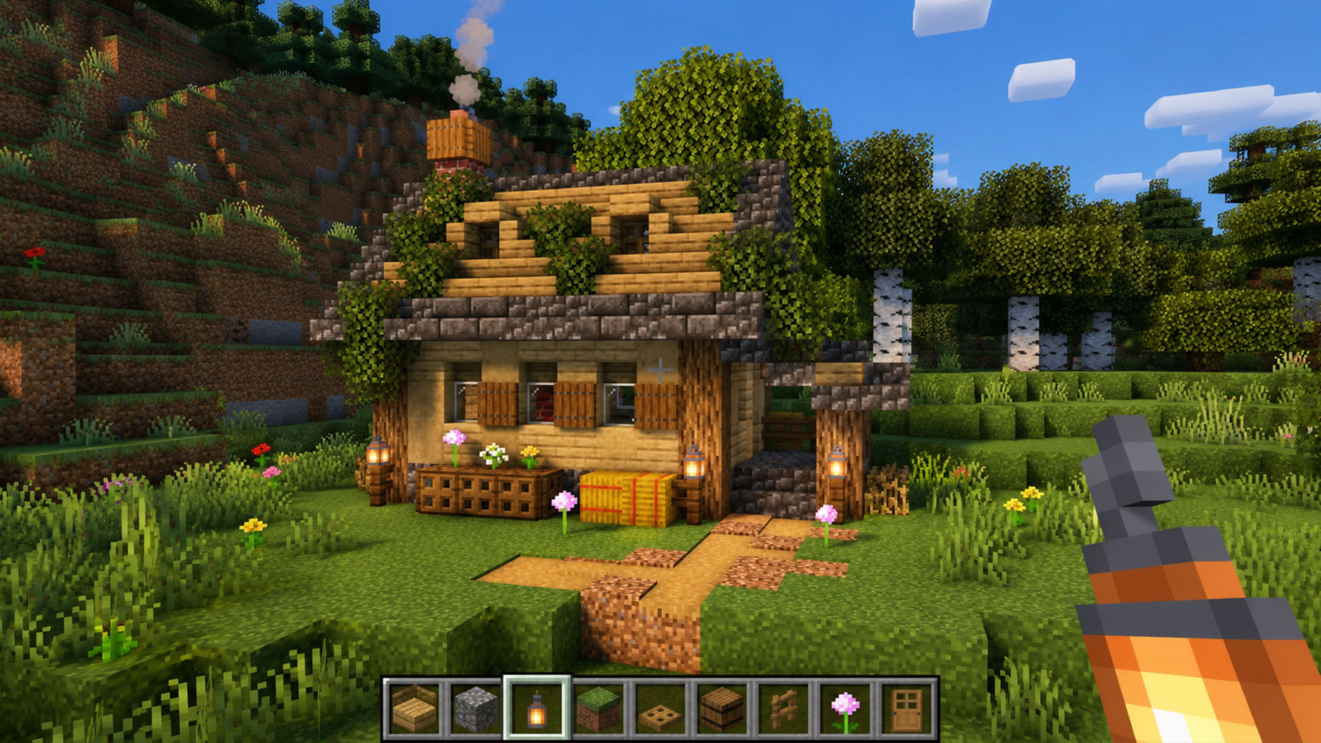 This little wooden house looks basic but feels charming