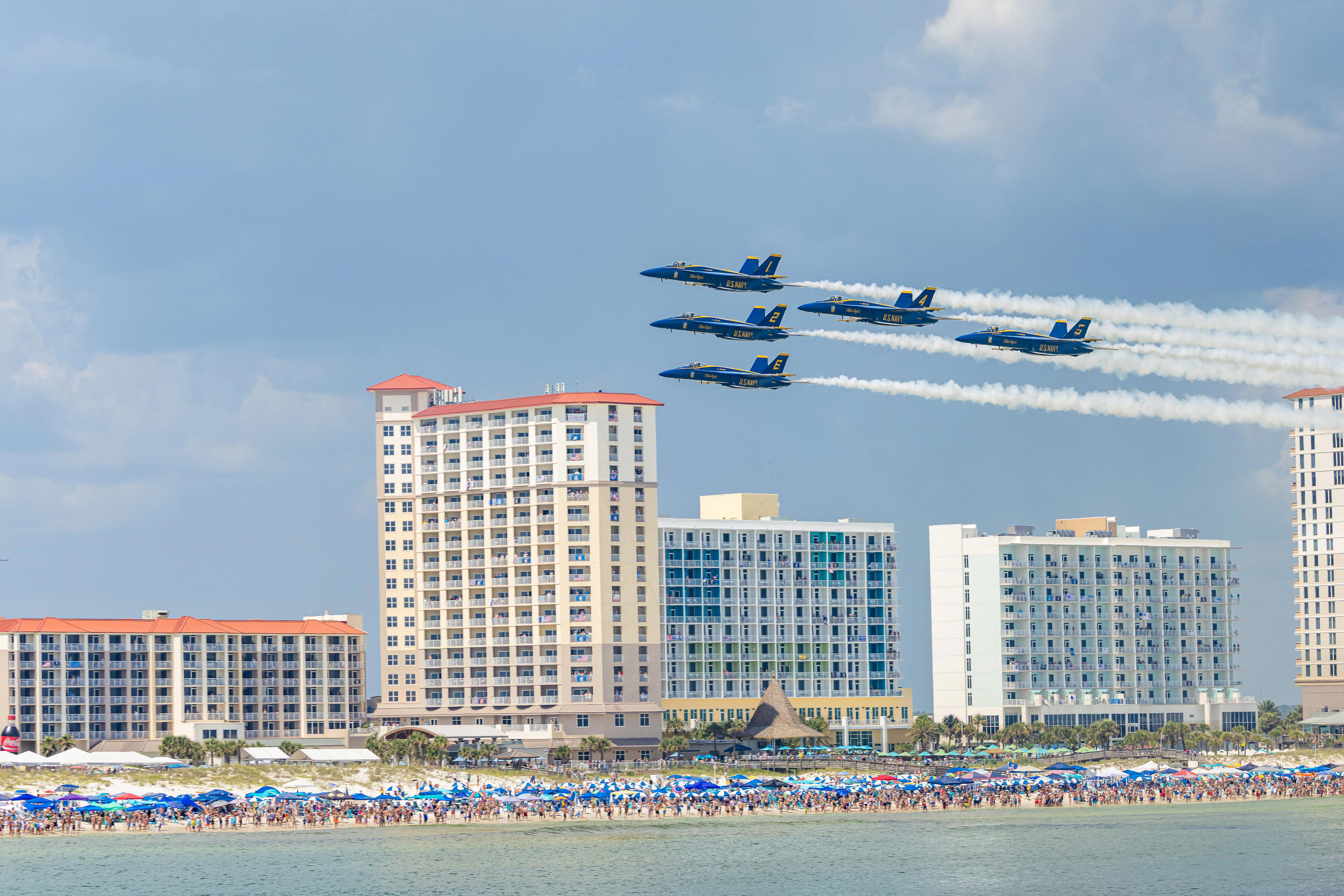 Havoc on Pensacola Beach after driver hits vehicles, pedestrians, flees officers