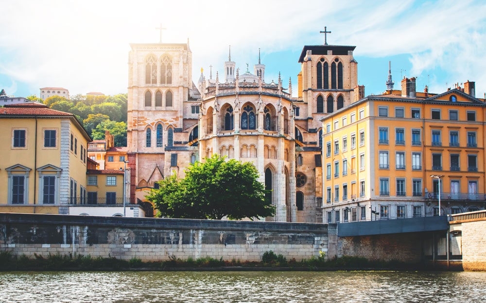 Lyon's striking Gothic cathedral lies at the heart of the old town; best things to do in Lyon